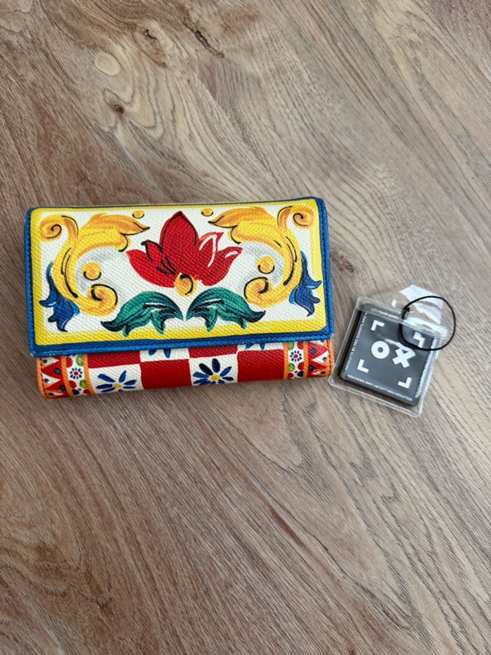 Dolce & Gabbana Mambo colorful wallet with COA